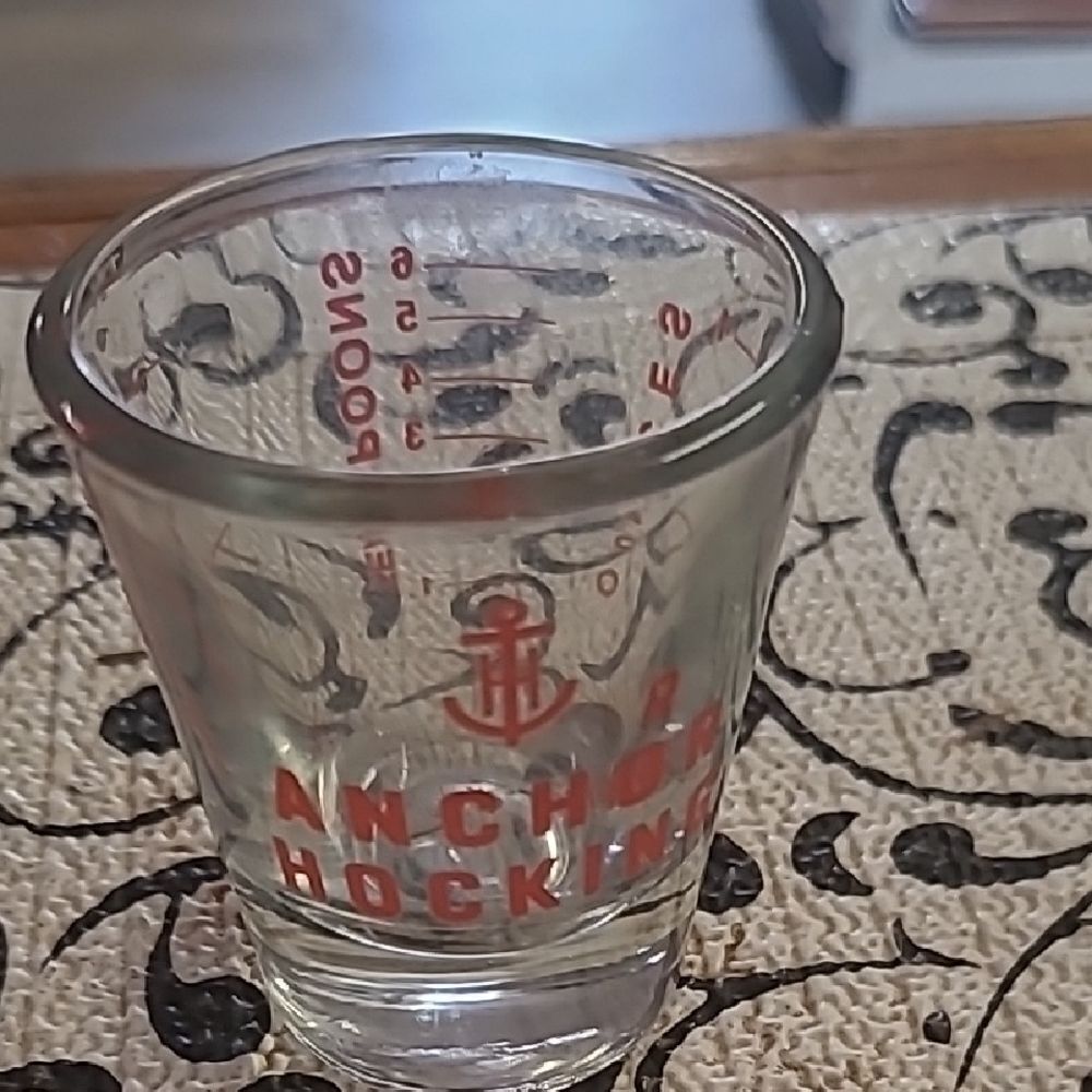 Anchor Hocking  Measuring Shot Glass
